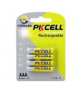 Аккумулятор PKCELL 1.2V AAA 1200mAh NiMH Rechargeable Battery, 4 штуки в блистере цена за блистер, Q12