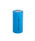 Аккумулятор 16340/CR123 Li-Ion Vipow ICR16340 FlatTop, 700mAh, 3.7V, Blue Q50/500