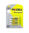 Аккумулятор PKCELL 1.2V AAA 1000mAh NiMH Rechargeable Battery, 4 штуки в блистере цена за блистер, Q12
