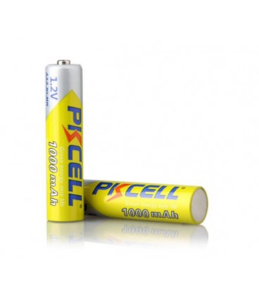 Аккумулятор PKCELL 1.2V AAA 1000mAh NiMH Rechargeable Battery, 2 штуки в блистере цена за блистер, Q12/144