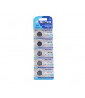 Батарейка литиевая PKCELL CR1620, 5 шт в блистере (упак.100 штук) цена за блист. Q30