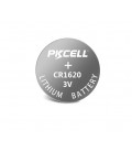 Батарейка литиевая PKCELL CR1620, 5 шт в блистере (упак.100 штук) цена за блист. Q30