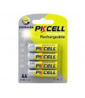 Аккумулятор PKCELL 1.2V AA 2600mAh NiMH Rechargeable Battery, 4 штуки в блистере цена за блистер, Q12