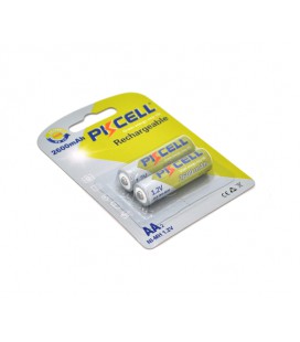 Аккумулятор PKCELL 1.2V AA 2600mAh NiMH Rechargeable Battery, 2 штуки в блистере цена за блистер, Q12