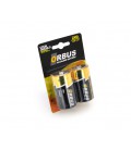 Батарейка щелочная Orbus D-R20, 2 штуки в блистере, цена за блистер