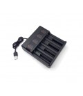Зарядное устройство MS-5DP4, 4 канала, 18650/26650/21700, 4.2V/4000mAh, питание от USB