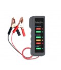 Тестер для аккумуляторных батарей BM-310 + крокодиллы, 12V, LED