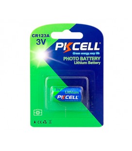 Батарейка литиевая PKCELL 3V CR123A Lithium Manganese Battery цена за блист, Q8/96