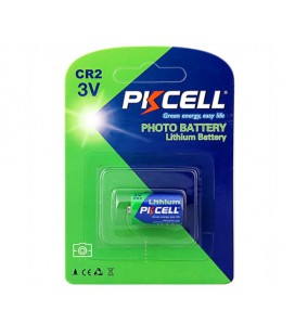 Батарейка литиевая PKCELL 3V CR2 850mAh Lithium Manganese Battery цена за блист, Q8/96