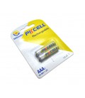 Аккумулятор PKCELL 1.2V AAA 600mAh NiMH Rechargeable Battery, 2 штуки в блистере цена за блистер, Q12