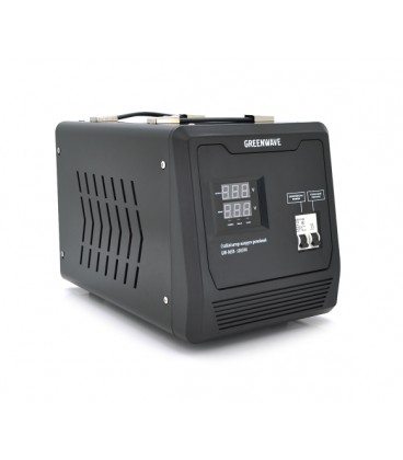 Стабилизатор напряжения релейный Green Wave Mauser 5000VA (3500Вт), клеммные колодки, DC140-260V, AC220±8%, BOX