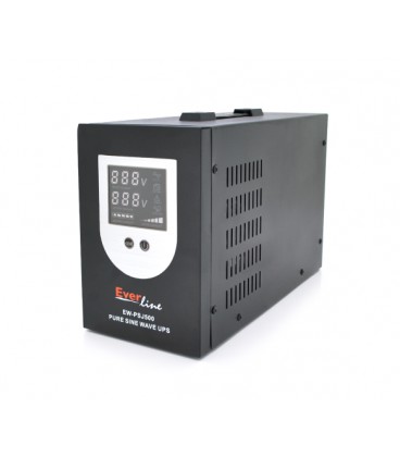 ИБП с правильной синусоидой PSW-Eline-850VA (500W), 12V под внешнюю батарею, ток заряда 10A