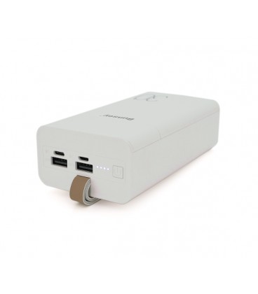 PowerBank Bunsey BY-40 30000mAh, Input:MicroUSB+Type-C, Output:2USB/Type-C, QC22.5W/PD20W, White