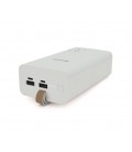 PowerBank Bunsey BY-40 30000mAh, Input:MicroUSB+Type-C, Output:2USB/Type-C, QC22.5W/PD20W, White