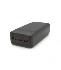 PowerBank XO-PR201 30000mAh, Input:(2хType-C), Output:(2хUSB,2хType-C), PD65W for Laptop, plastic, Black, Q20