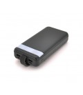 PowerBank XO-PR156 30000mAh,flashlight,Input:5V/2.5A,9V/2A,12V/1.5A(Micro,Type-C,Lightning),Output:5V/3A,9V/2A,12V/1.5A(3USB,Typ