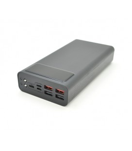 PowerBank XO-PR123 30000mAh,flashlight,Input:5V/2.5A,9V/2A,12V/1.5A(Micro,Type-C,Lightning),Output:5V/3A,9V/2A,12V/1.5A(3USB,Typ
