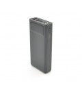 PowerBank XO-PR123 30000mAh,flashlight,Input:5V/2.5A,9V/2A,12V/1.5A(Micro,Type-C,Lightning),Output:5V/3A,9V/2A,12V/1.5A(3USB,Typ
