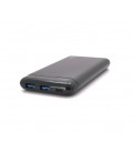 PowerbankTtec 10000mAh, LCD, Output: 2*USB + Type-C, 10,5W, Black, Q30