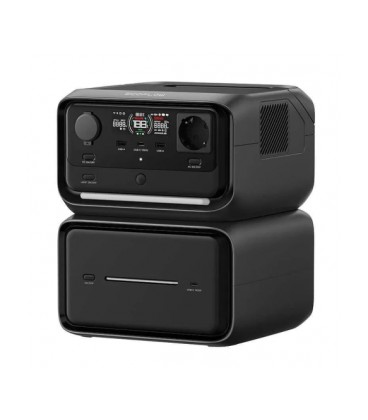 Портативная станция EcoFlow RIVER 3 Max Plus Wireles (емкость 858 Вт·ч), 3000 циклов, мощность 600 Вт (пиковая 1200 Вт), 297x189