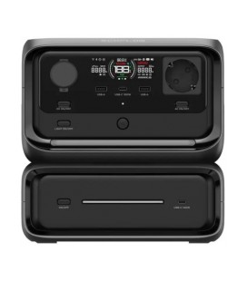 Портативная зарядная станция EcoFlow RIVER 3 Max (емкость 572 Вт·ч), 3000 циклов, мощность 600 Вт (пиковая 1200 Вт), 234x224x255