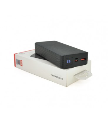 PowerBank XO-PR144 20000mAh, Input:5V/2А(Lightning),5V/3 А,9V/2А(Type-C),Output:5V/3А,9V/2А, 12V/1,5А(USB),Q68,PD20W, plastic, B