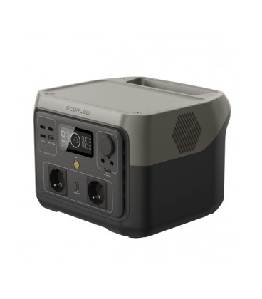 Портативная зарядная станция EcoFlow RIVER 2 Max (емкость 512 Вт·ч), 3000 циклов, мощность 500 Вт (пиковая 1000 Вт), 270x260x196