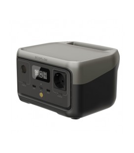 Портативная зарядная станция EcoFlow RIVER 2 (емкость 256 Вт·ч), 3000 циклов, мощность 300 Вт (пиковая 600 Вт), 245x214x142 мм, 