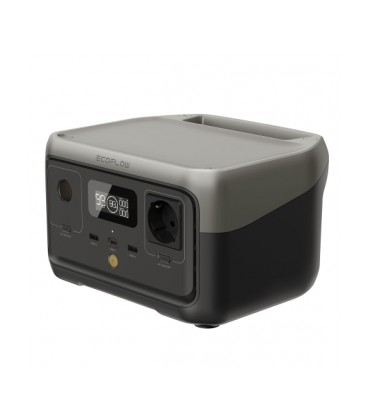 Портативная зарядная станция EcoFlow RIVER 2 (емкость 256 Вт·ч), 3000 циклов, мощность 300 Вт (пиковая 600 Вт), 245x214x142 мм, 