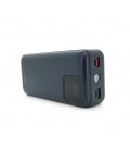 Power Bank Remax RPP-550 30000mAh, USB+Type-C+ кабеля Lighting+Type-C, 22.5W, Black, 0.67kg