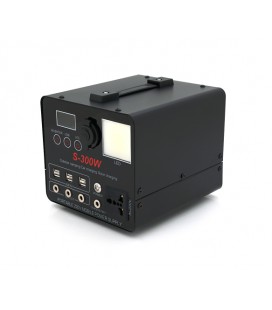 Портативный PowerBank S-300W, 220V/20A, 1*AC/220V+3*DC/12V+6*USB/5V, LED, Q4