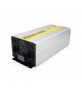 Инвертор напряжения RITAR RSC-4000, 12V/220V, 4000W с правильной синусоидой, 2xShuko, 1xUSB, клеммные провода, клеммные колодки,