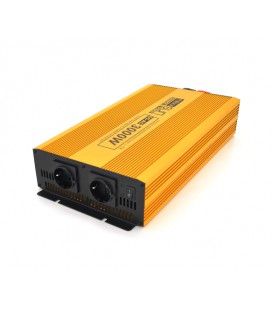 Инвертор напряжения Mexxsun MXSPSW-3000, 12V/220V, 3000W с правильной синусоидой, 2 Shuko, клемные провода, Q2