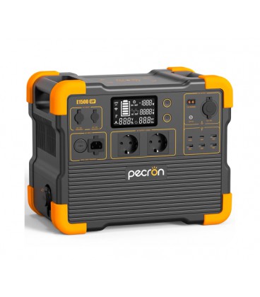 Зарядная станция Pecron E1500LFP. Емкость 1536 Wt/h, Мощность 1500W. Out:2хAC 220, 4×Type-A(18W), 1×Type-C(100W), 1×Type-C(18W).