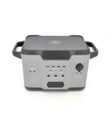 Портативная зарядная станция XO-PSA-1200Q мощностью 1200W, (1080Wh/300000mAh), Output:3AC+2USB+1Type-C+2DC+1*Cigarette Lighter F