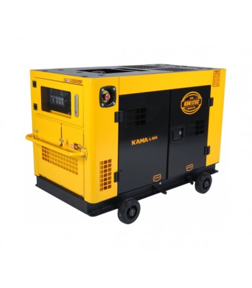 Генератор дизельный KDK12SC3, 3-фазный 220/400V, 50Hz, 12kVA/10kW, бак 26л, расход 3 л/ч, пуск: стартер, 1100х660х780 мм, 310 кг