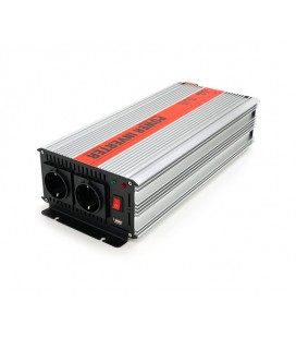 Инвертор напряжения RITAR RSX-2500, 12V/220V, 2500W с аппроксимированной синусоидой, 2xShuko, 1xUSB, клеммные провода, BOX, Q4