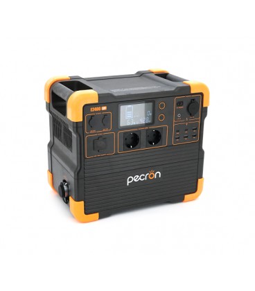 Зарядная станция Pecron E2400LFP. Емкость 2048Wt/h, Мощность 2400W. Out: 2хAC220,4ХUSB-A, 2ХUSB-C, XT60, DC5525. 380x240x350 мм.