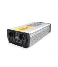 Инвертор напряжения Solinved Sol-Yb24-2000M, 24V/220V, 2000W с аппроксимированной синусоидой, 2Shuko, USB, клеммные провода, Q5