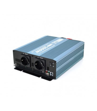 Инвертор напряжения Mexxsun MXS-2000, 12V/220V, 2000W с модифицированной синусоидой, 2 Shuko, клемные провода, Q4