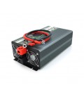 Инвертор напряжения Demuda DMDPSW-2000W, 12V/220V, 2000W с правильной синусоидой, 2 универсальные розетки, 2 USB, Rj 45, клемные