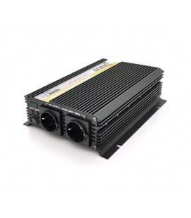 Инвертор напряжения ORBUS ORMS24-1800 (1800Вт), 24/220V, approximated, 2 Shuko, клемные провода, 5 предохранителей, Box.Q20