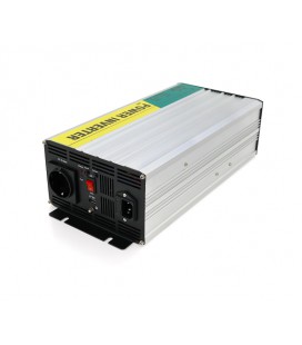 Инвертор напряжения RITAR RSCU-1500, 12V/220V, 1500W с правильной синусоидой, встроенное зарядное устроиство, 1xShuko, 1xUSB, кл