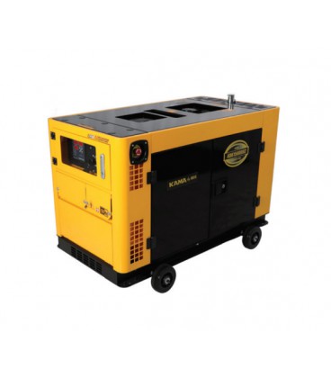 Генератор дизельный KDK15000SC, 1-фазный 230V, 50Hz, 15kVA/12kW, бак 26 л, расход 3.3 л/ч, пуск: стартер, 1150x660x780 мм, 320 к