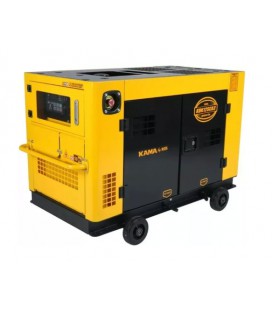 Генератор дизельный KDK12SC, 1-фазный 230V, 50Hz, 12kVA/10kW, бак 26л, расход 3л/ч, пуск: стартер, водяное охл., 1060x660x780 мм
