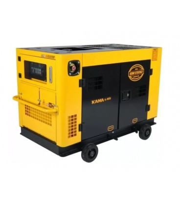 Генератор дизельный KDK12SC, 1-фазный 230V, 50Hz, 12kVA/10kW, бак 26л, расход 3л/ч, пуск: стартер, водяное охл., 1060x660x780 мм