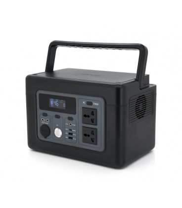 Портативная зарядная станция XO-PSA-700W мощностью 700W, (614Wh/192000mAh), Output:2AC+3DC+2USB+1Type-C+ car charging interface 