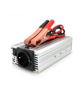 Инвертор напряжения POWERMASTER, 24V/220V, 700W с модифицированной синусоидой, 1 Shuko, клеммы