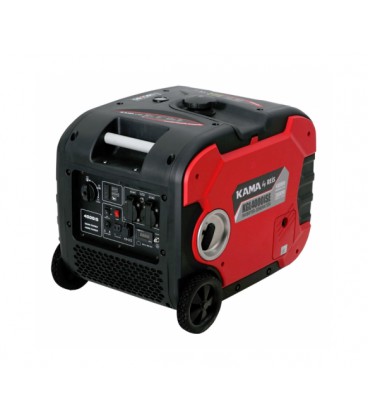 Генератор инверторный бензиновый KGL4000ISE, 1-фазный 230V, 50Hz, 4kVA/4kW, бак 11л, расход 1.5л/ч, пуск: руч./стартер, 610х475х