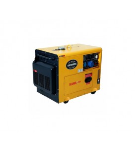Генератор дизельный KDK10000SC, 1-фазный 230V, 50Hz, 9.4kVA/7.5kW, бак 30 л, расход 2 л/ч, пуск: стартер, 850x550x720 мм, 192 кг